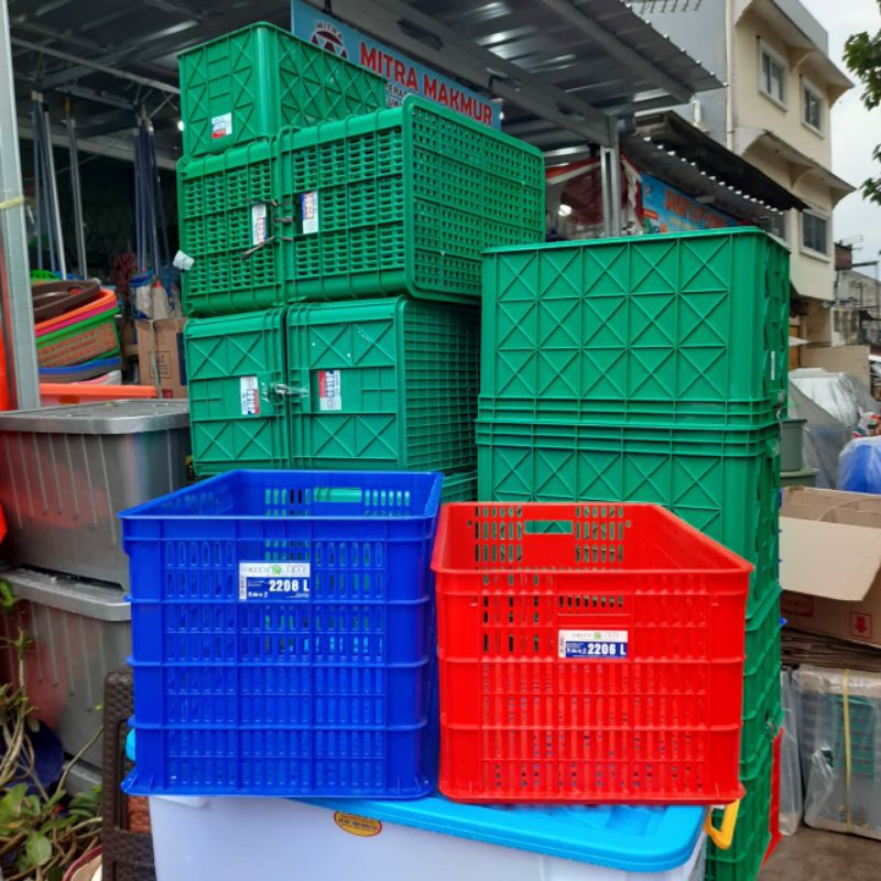 GREEN LEAF - CONTAINER BOX INDUSTRI LUBANG 2212 - 2204 - 2206 - 2208 - 2210 L