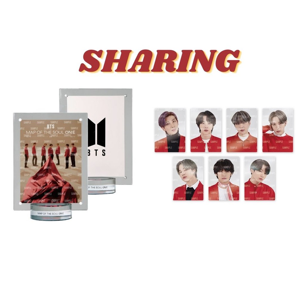 [READY]BTS: MAP OF THE SOUL (MOTS) ON:E MERCH - Acrylic Photo Frame RM/Jin/Suga/J-Hope/Jimin/V/JK PC