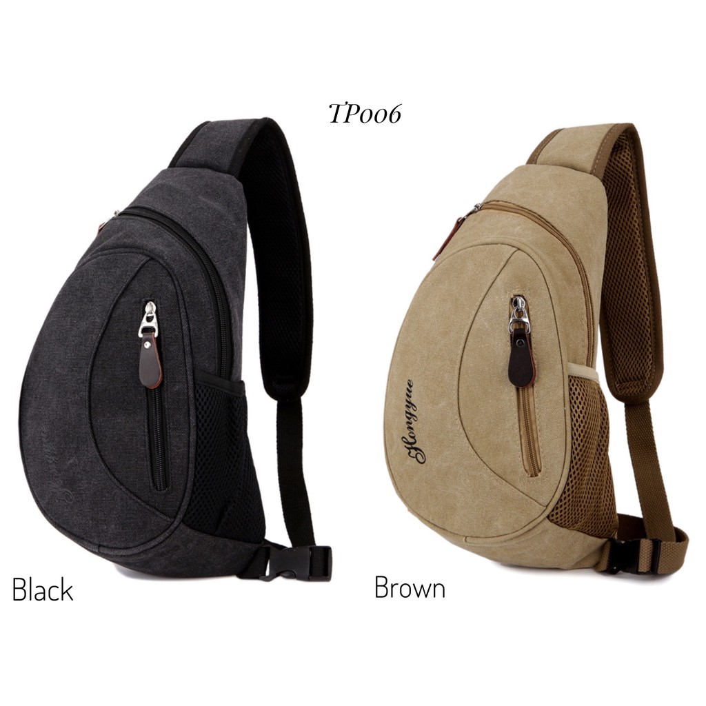 TERMURAH Tas Pria Cowok cowo selempang slempang Fashion terbaru import korea model sling bahu TP006