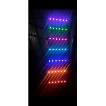 LAMPU ALIS MOTOR 30CM LED DRL FLEKSIBEL TIDAK BINTIK 12V [ 1 BIJI ] BEAT,VARIO,NMAX,PCX,AEROX DLL-Devil eyes orange