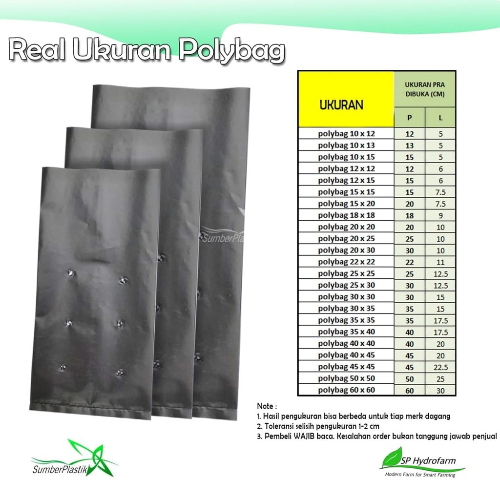 

Polybag 35 x 40 Per 500 Gram