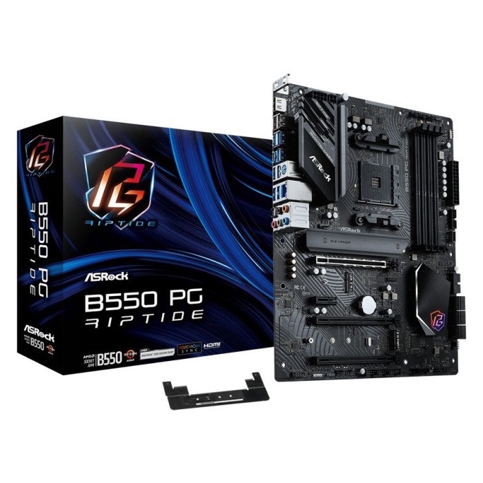 ASRock B550 PG Riptide (AM4, AMD Promontory B550, DDR4, USB3.2, SATA3) NEW