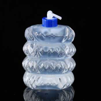 Grab Medan Kantong Air Lipat Foldable Camping Water Storage 5 Liter - ST-117 Wenbo Transparent