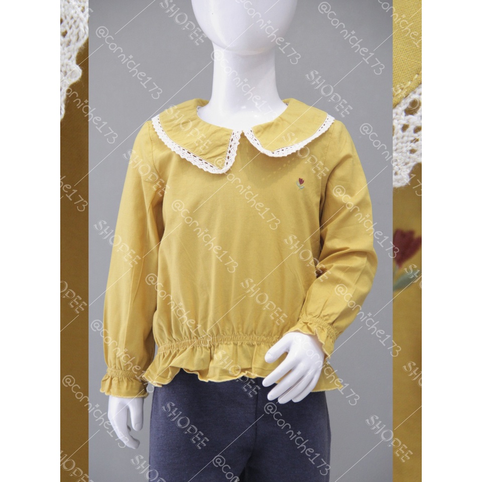 Corniche Kids Reisa Blouse Kids Bright Gold - TH K23123