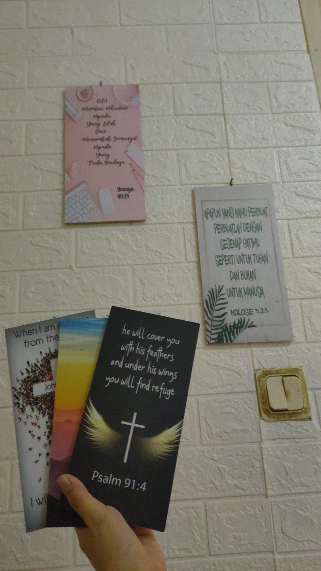 Hiasandinding/rohani/kristen/katolik/dekorasi