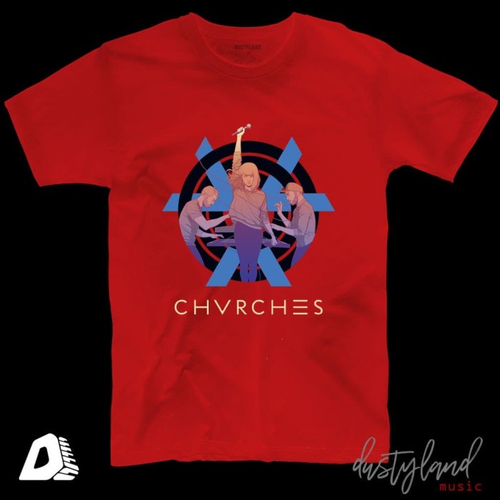 CHVRCHES - WE SINK Red T-Shirt