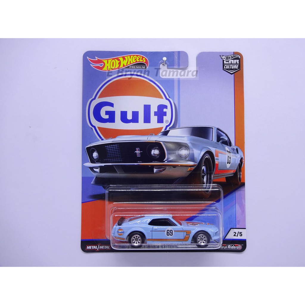 Jual Hot Wheels 69 Ford Mustang Boss 302 Gulf Shopee Indonesia 2425