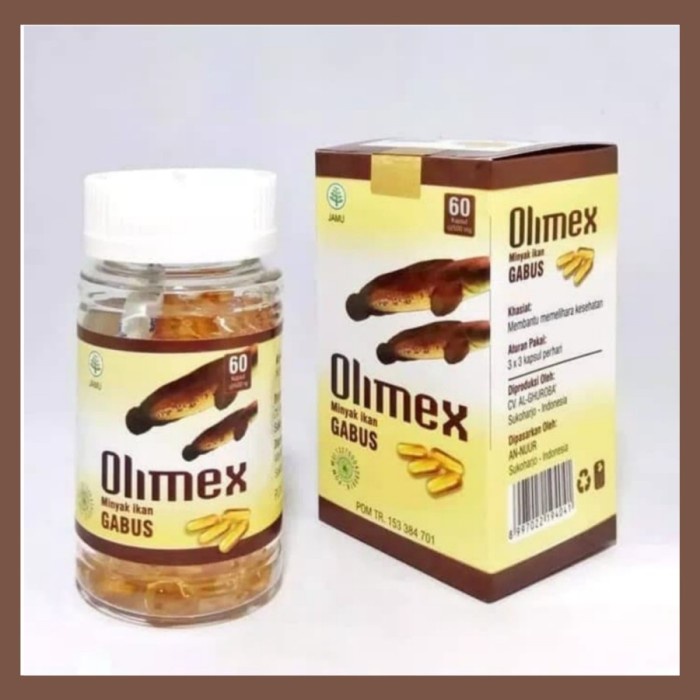 Kapsul Minyak Ikan Gabus Albumin Olimex