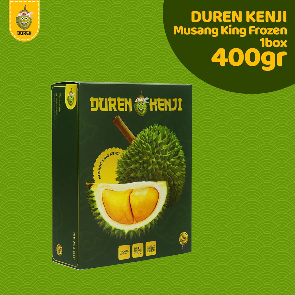 

Duren Kenji Musang King 'Mao Shan Wan' 400gr | Duren Kenji Kupas Frozen | Frozen Food