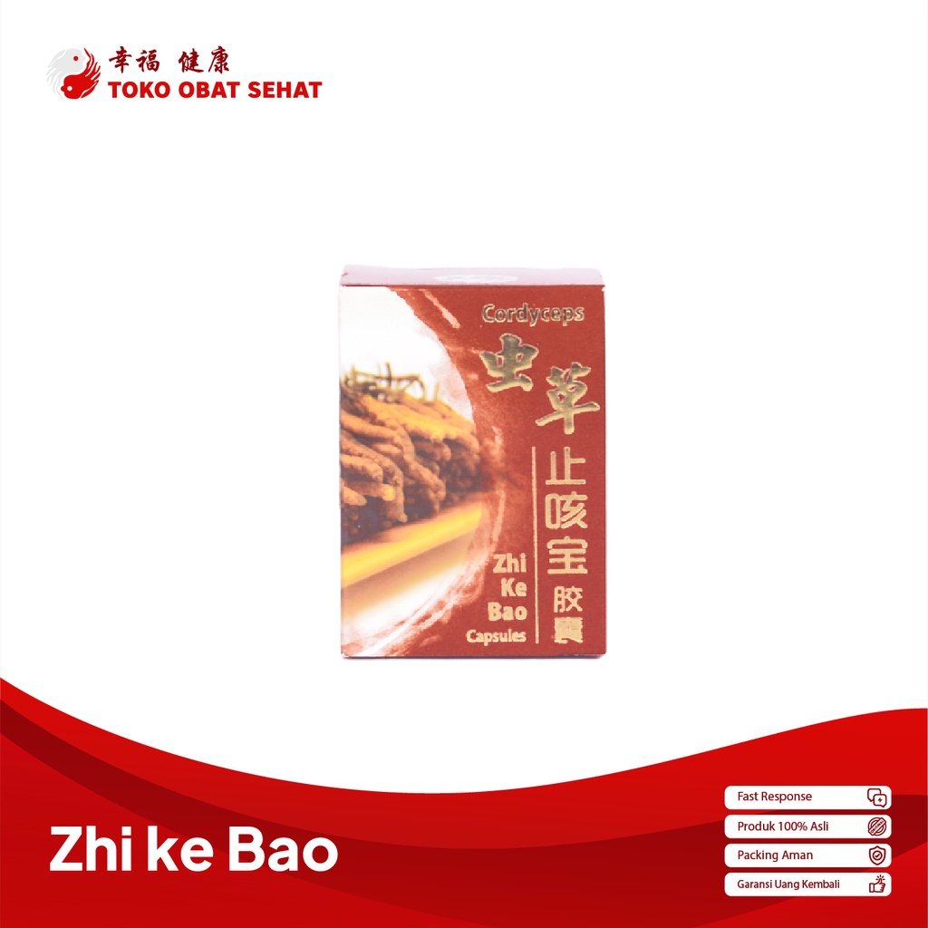 ZHI KE BAO - obat batuk asma -  bronkitis - tbc herbal ampuh