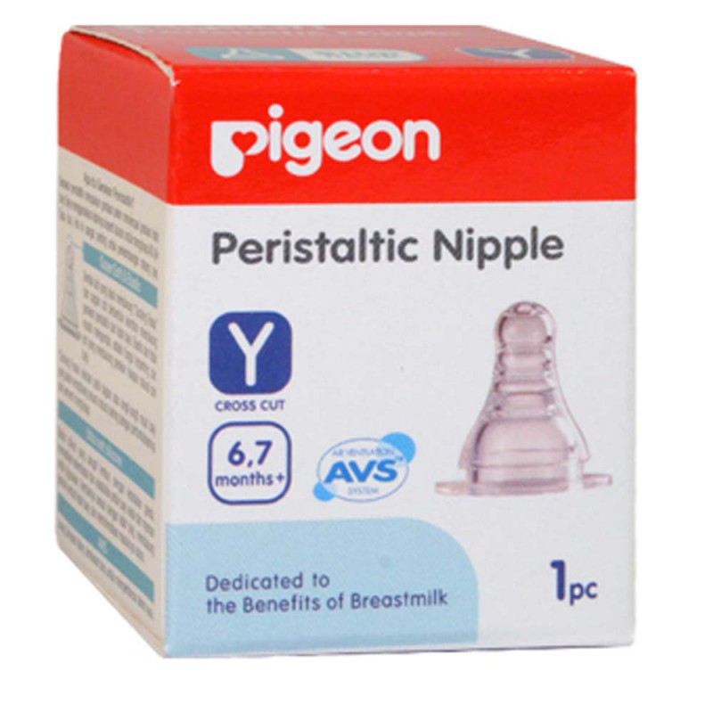 Pigeon Peristaltic Nipple Y Slim Neck Bottle - 1pcs