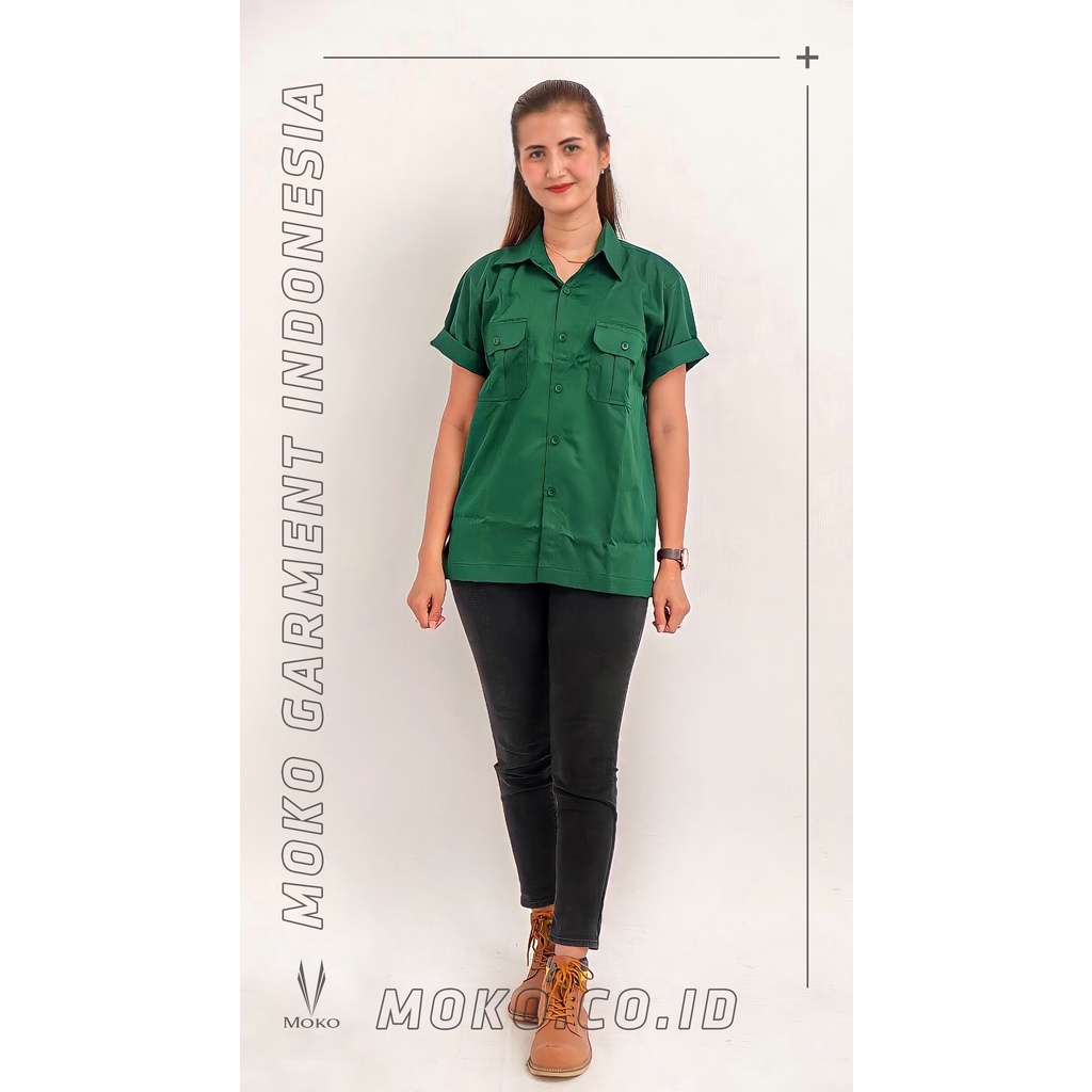 Mokoworkwear ENGINEER WORKSHIRT SERIES - GREEN
