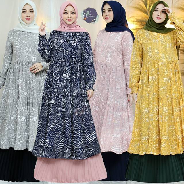 [COD] Ori by Aletha
Navilla set  ( Tunik + Rok Plisket)