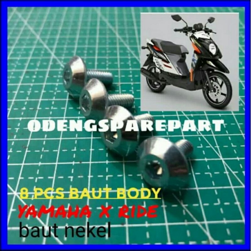 6 pcs baut body motor x ride