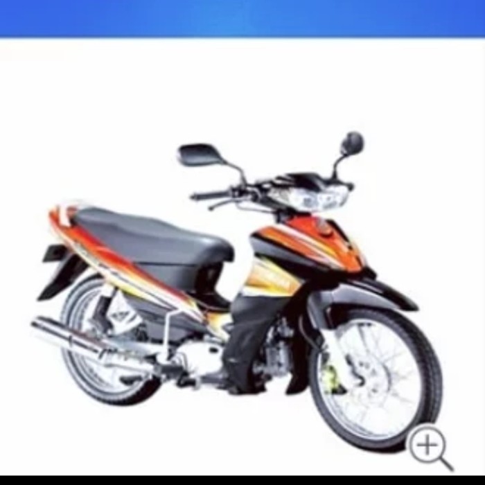 cover body fulset Jupiter z lama orange hitam