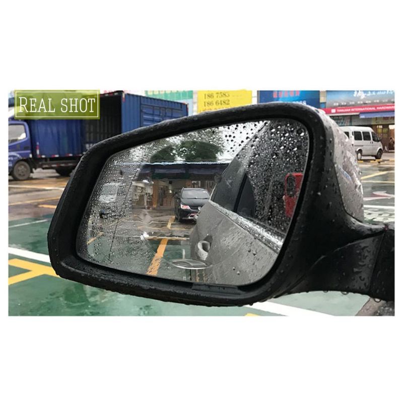 2pcs Stiker Rain Proof Kaca Spion Mobil Jendela Anti Rintik Hujan Anti Fog Embun Clear View