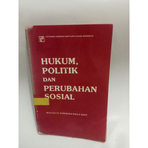 buku hukum politik dan perubahan sosial