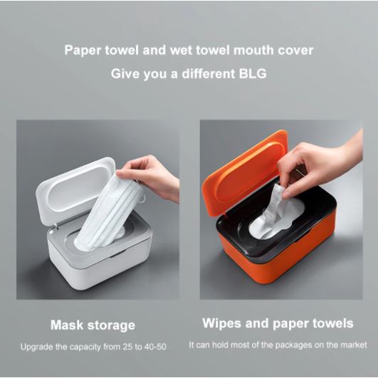 Kotak Wadah Box Tisu Tisue Tissue Serbaguna WF28 Tempat Masker Tisu Basah