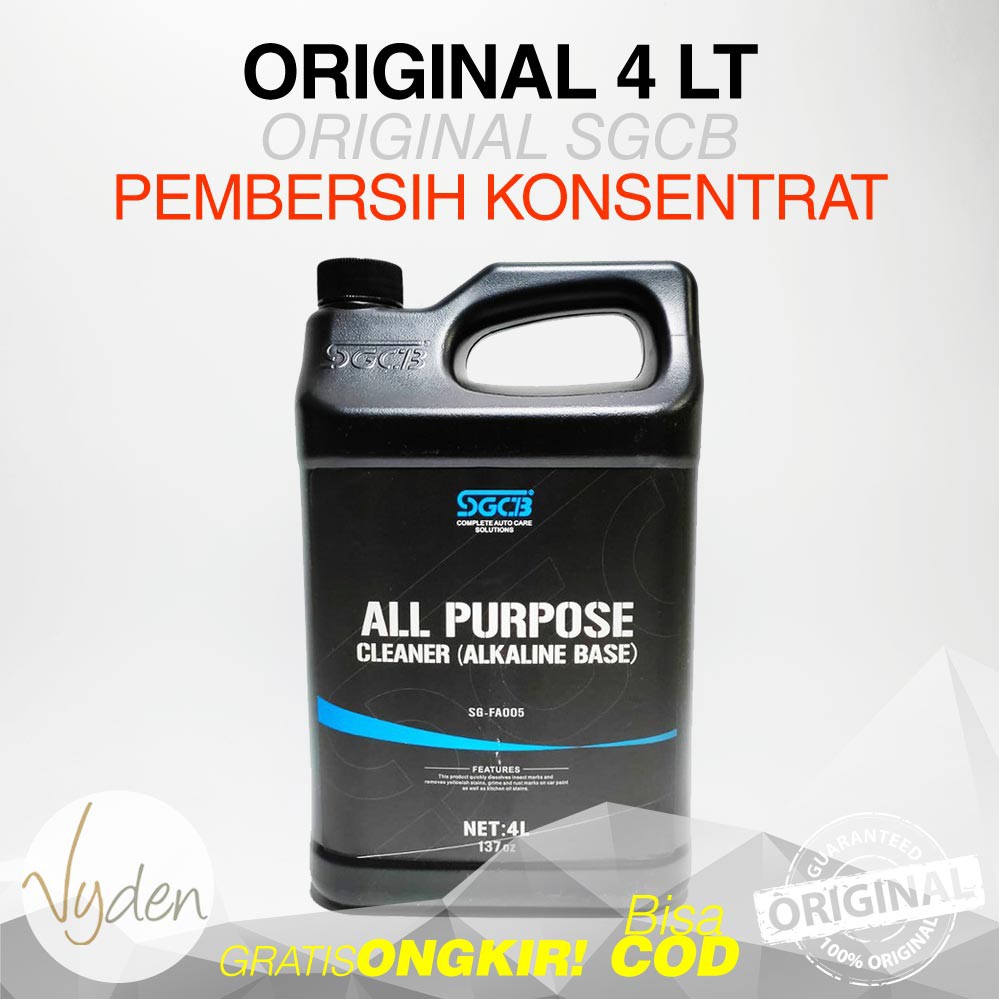 SGCB All Purpose Cleaner Alkaline Base Pembersih Eksterior Konsentrat MURAH