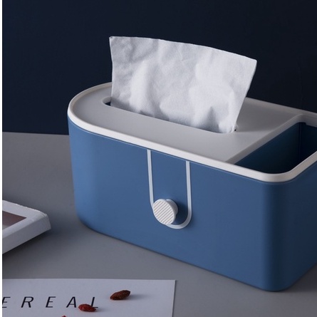 Kotak Tisu Minimalis Tissue Box dengan Remote Holder