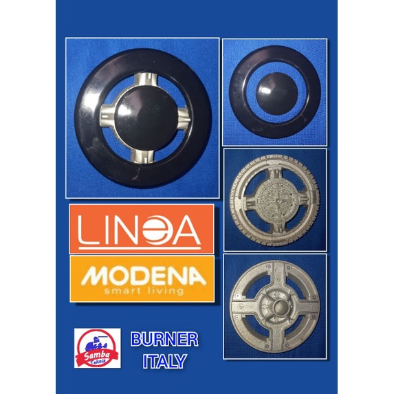 BURNER KOMPOR FREE STANDING MODENA & LINEA / TEKA