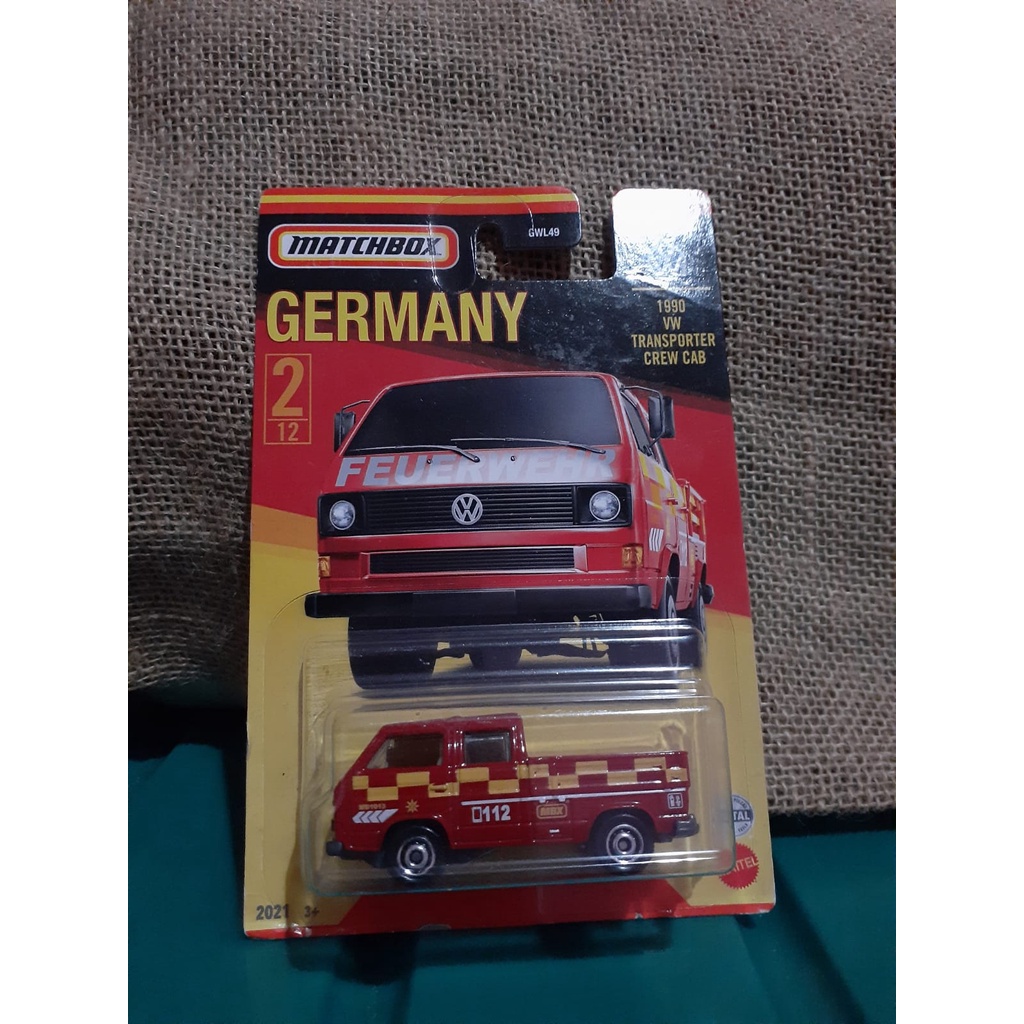 Matchbox 1990 VW Transporter Crew Cab