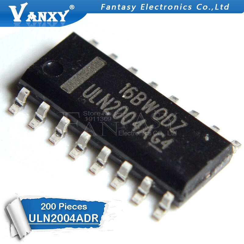 (Ready Stock) 200PCS ULN2004ADR SOP ULN2004A SOP16 ULN2004AFWG SOP-16 SMD Dan Baru original ULN2004AFWG SOP-16 SMD Dan IC Baru original