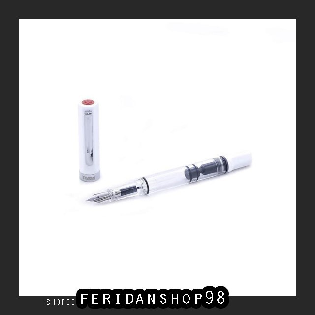 

FS331 PULPEN TWSBI ECO FOUNTAIN ATK PENS - CLEAR WHITE BLACK LE BY FERIDANSHOP98