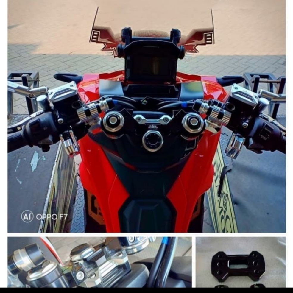 Stang Jepit Stang Racing Honda ADV 150 Black Diamond Khusus adv 150 1st tingal pasang pnp