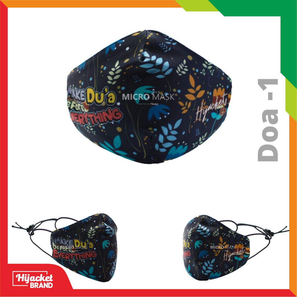 Masker Hijab anak / Masker hijacket Kids / Masker anak wanita muslimah-DOA 1