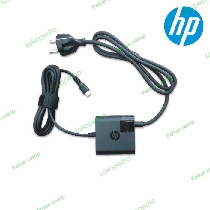 ADAPTOR CHARGER LAPTOP HP 20V 2.25 TYPE C USB C 45W ORIGINAL