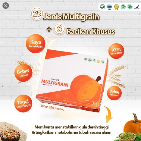 

MGANIK MULTIGRAIN ORIGINAL 1 BOX ISI 20 SACHET M GANIK