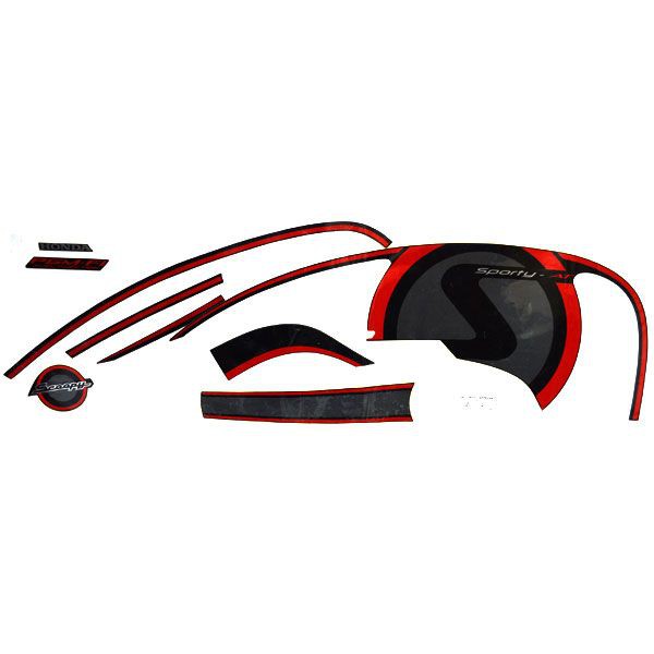 Sticker Body Kanan Black Red – Scoopy FI
