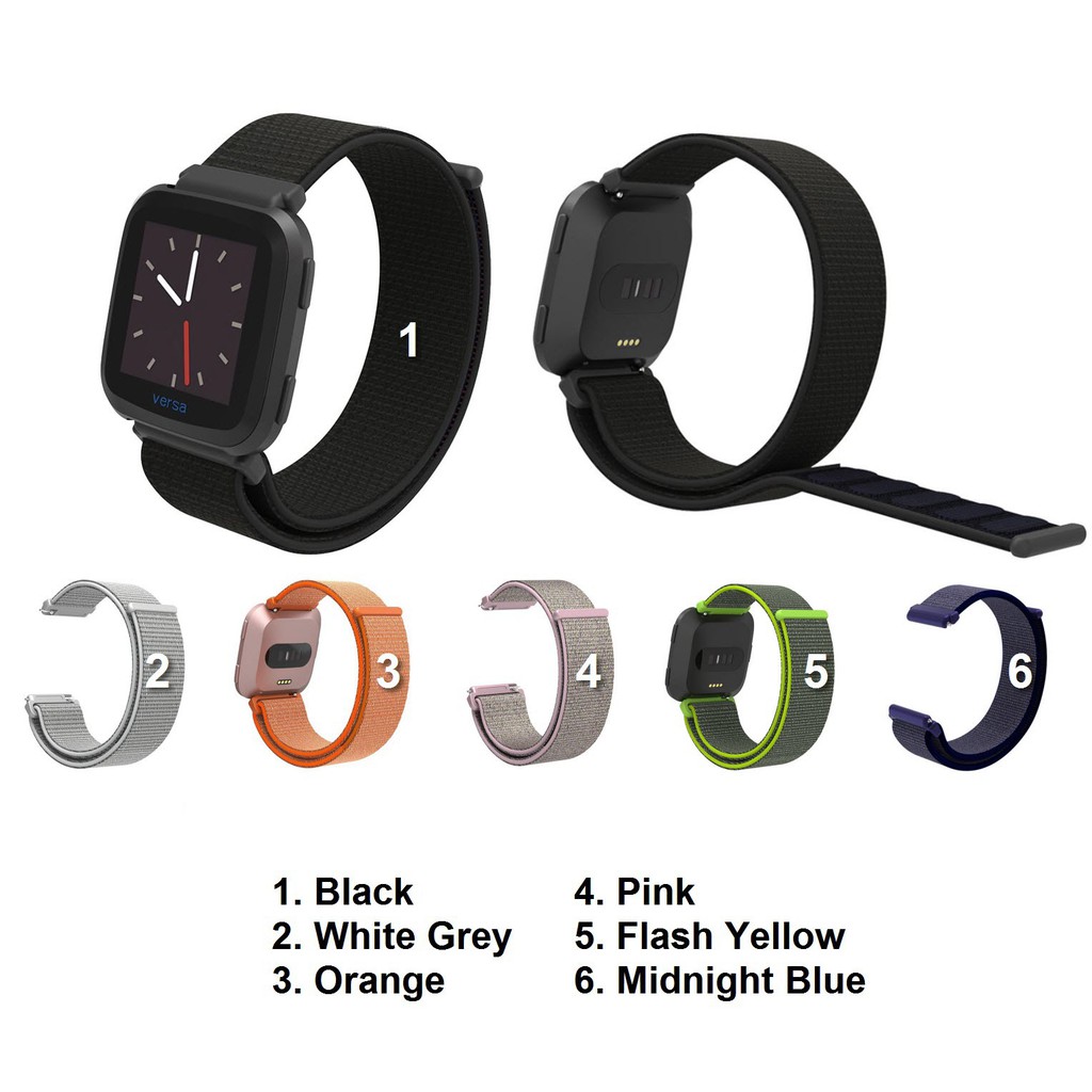 Versa - Strap Nylon Woven Tali Jam Nilon Band Velcro