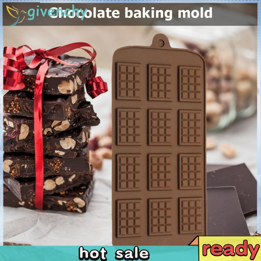 Silicone Waffle Cookies Chocolate Mould Fondant Pastry Mold Cake Mold. 