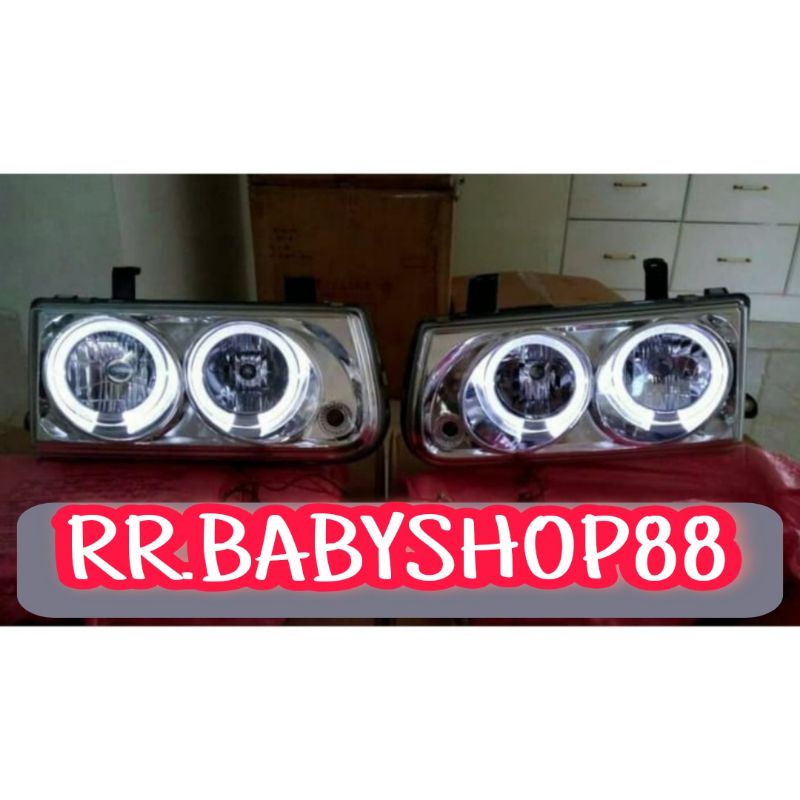 SEPASANG HEADLAMP PANTHER KAPSUL ANGEL EYES PANTHER TOURING 2000-2004