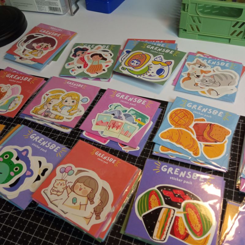 

[part 1] sticker pack journal bujo planner deco aesthetic/ sticker cute die cut