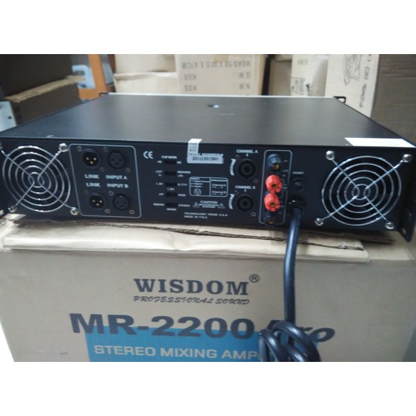 (PETI KAYU) power profesional amplifer wisdom LA 1000