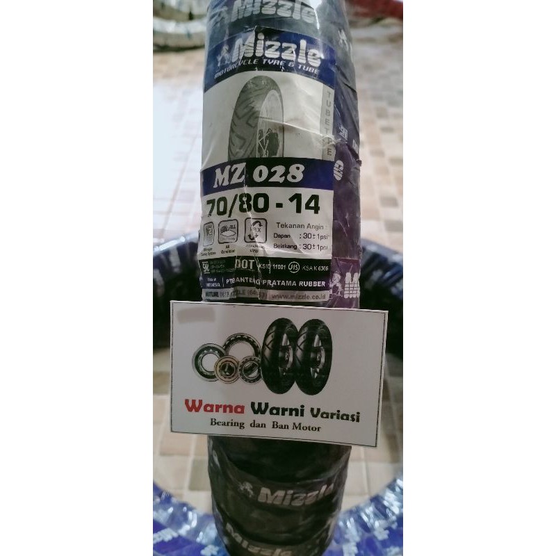 Ban Motor MIZZLE MZ 028 70 / 80 ring 14 TUBETYPE