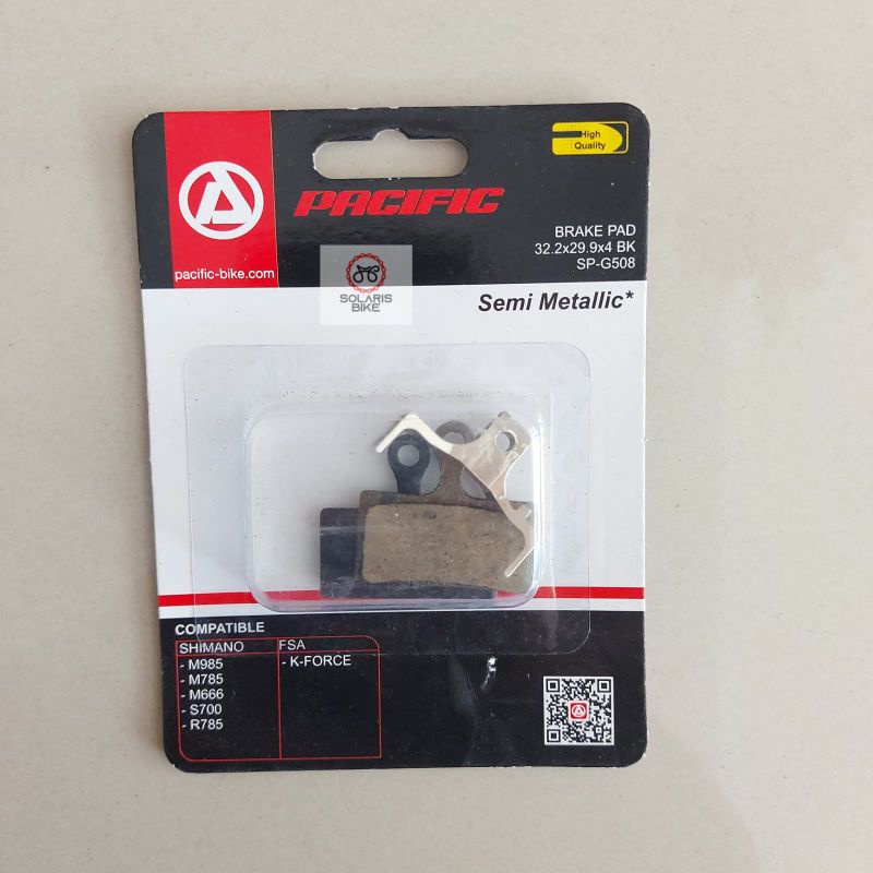 Kampas Rem PACIFIC Disc Brake Pad Cakram Sepeda MTB Model Persegi Kotak G503 G504 G507 G508 Original