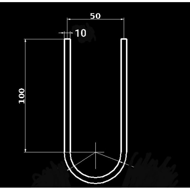 Pipa U OD 13mm ID 10mm