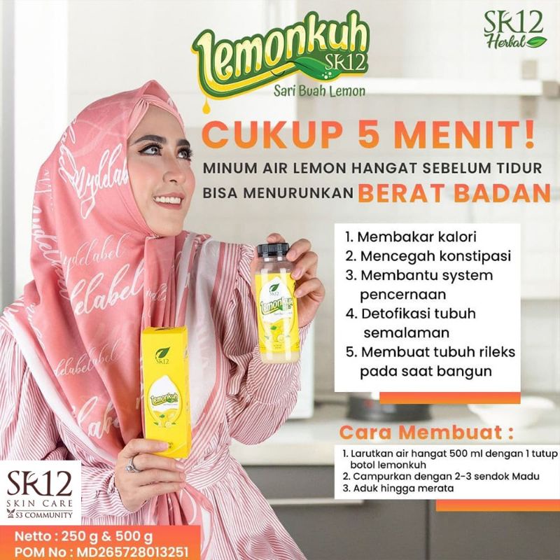 

lemonkuh SR12 Ramuan diet aman konsumsi