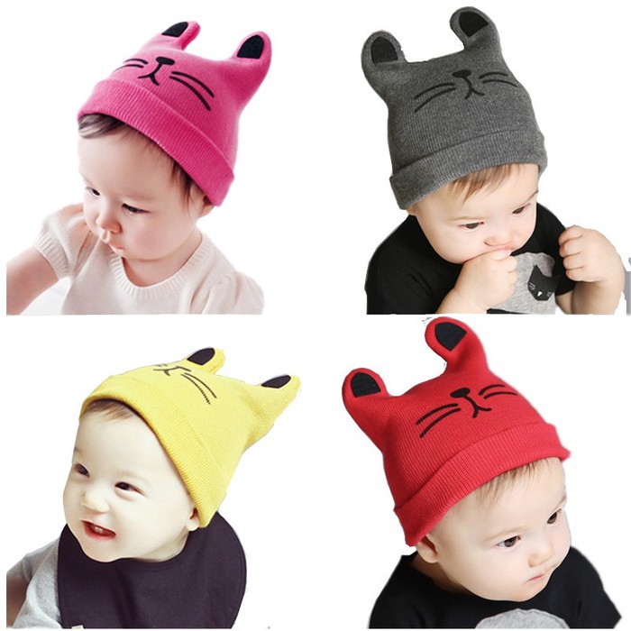 Topi Anak Laki IMPORT Usia 1 - 4 Tahun BEAR Kupluk Bayi Wol Elastis Premium Quality