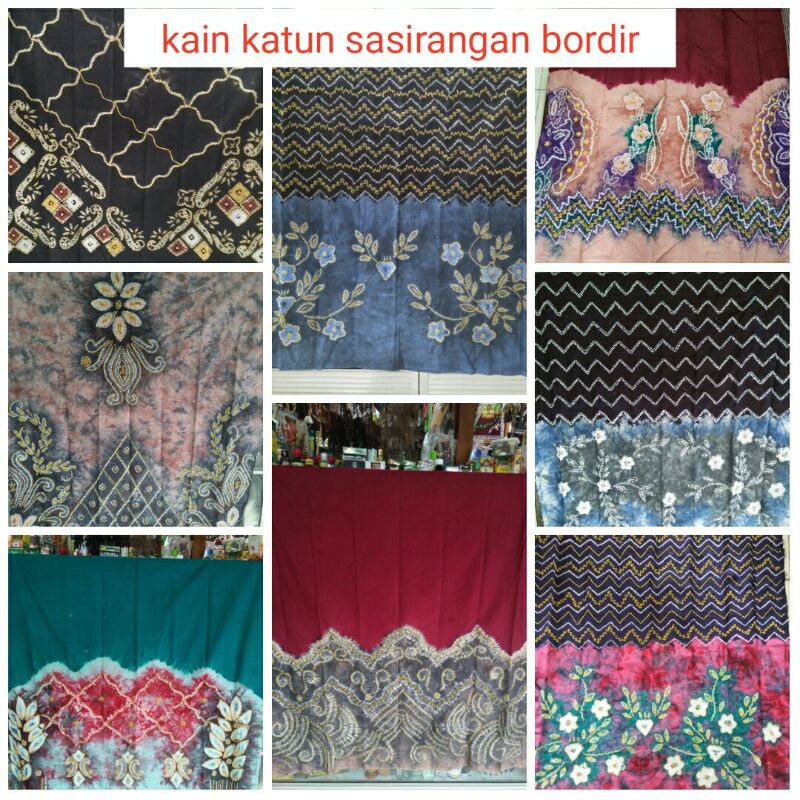 kain sasirangan bordir