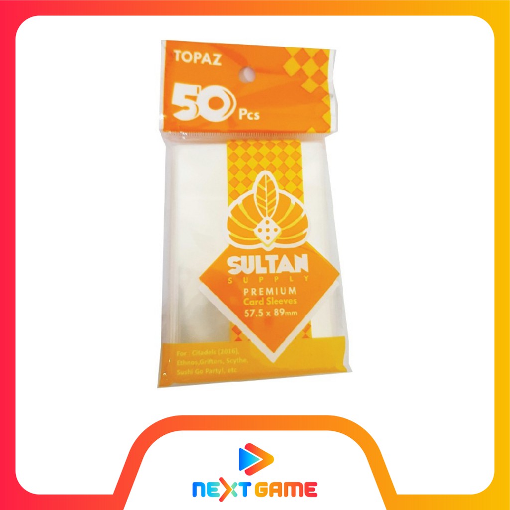 Sultan Supply Premium Sleeve Topaz 57.5x89 mm