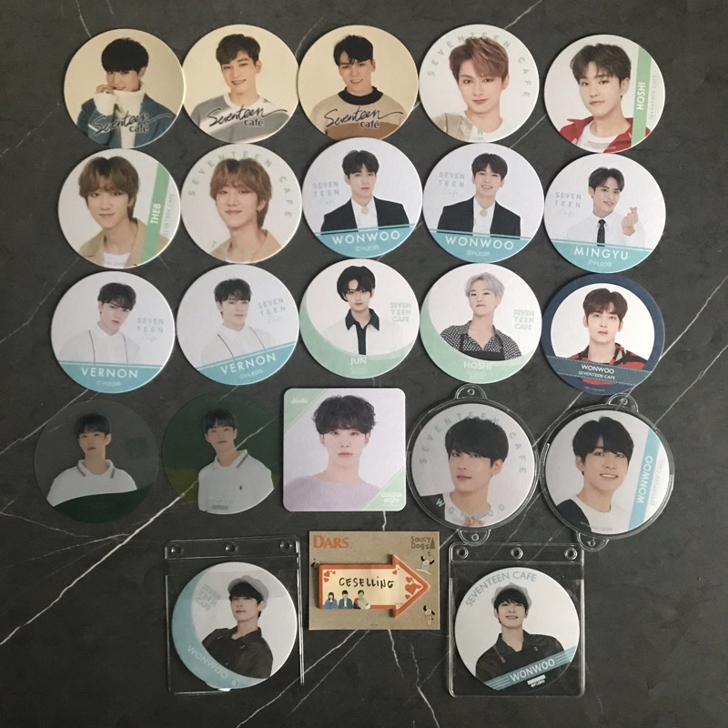 SEVENTEEN - Cafe Coaster (Hoshi Wonwoo Vernon)