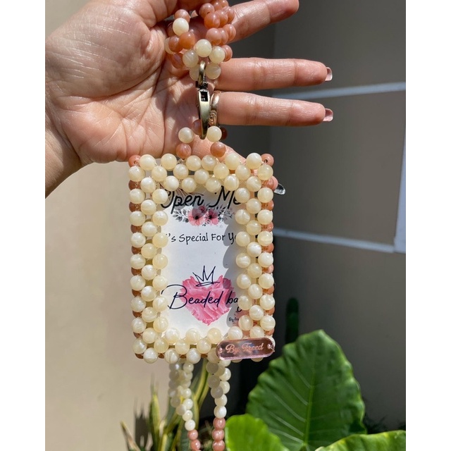 

Lanyard Beads Card Holder ID Card Manik Name Tag