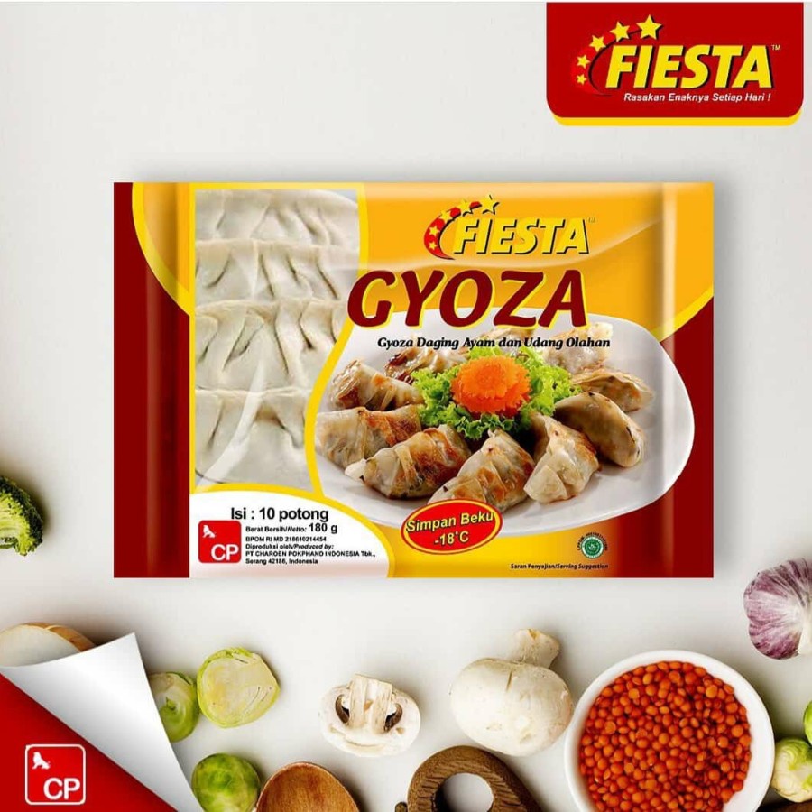 

FIESTA GYOZA DAGING AYAM DAN UDANG OLAHAN 180GRAM/MURAH/TERJANGKAU