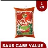 

SAUS Cabe Belibis Value 1kg. Saos belibis. Belibis. saos cabe