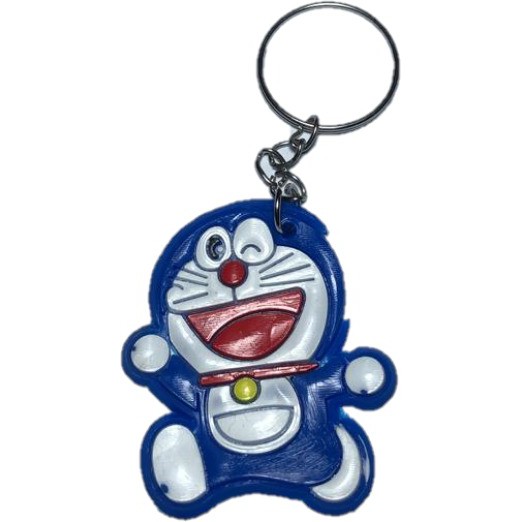 PEACH - Gantungan Kunci Karakter Unik Keychain PVC Souvenir / Souvenir Gantungan Kunci Karakter Lucu G210-Doraemon